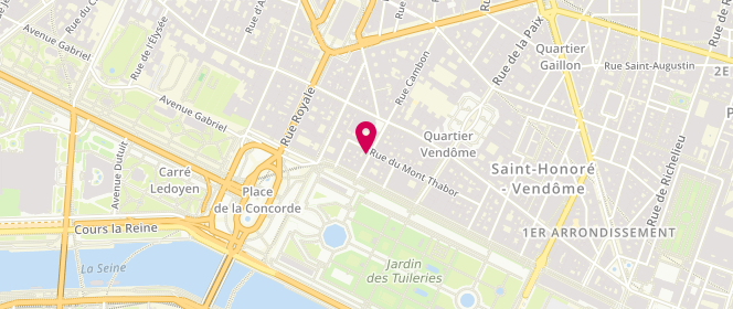 Plan de SICHERE Patrick, 5 Rue Cambon, 75001 Paris