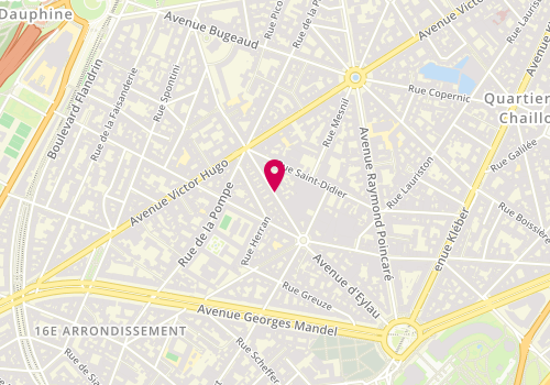 Plan de FATTELL Corinne, 22 Rue des Belles Feuilles, 75116 Paris
