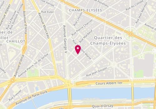 Plan de LAFITTE Thierry, 9 Rue de la Trémoille, 75008 Paris