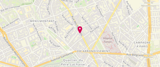 Plan de NGUYEN Quang Khoi, 265 Rue des Pyrenees, 75020 Paris