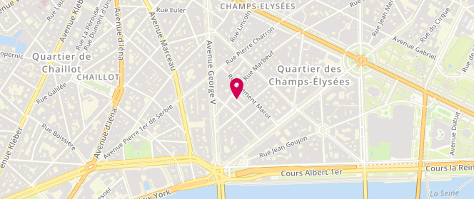 Plan de LEMMEL Christian, 6 Rue de la Renaissance, 75008 Paris