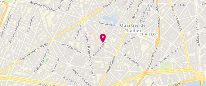 Plan de GOBERVILLE-HANANEH Mitra, 82 Rue Lauriston, 75116 Paris