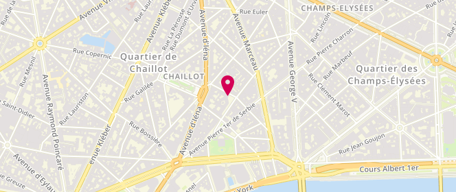 Plan de BAISSAS Valentine, 21 Rue Georges Bizet, 75016 Paris