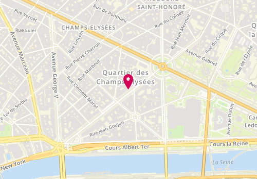 Plan de BOKSENBAUM Michel, 49 Avenue Montaigne, 75008 Paris