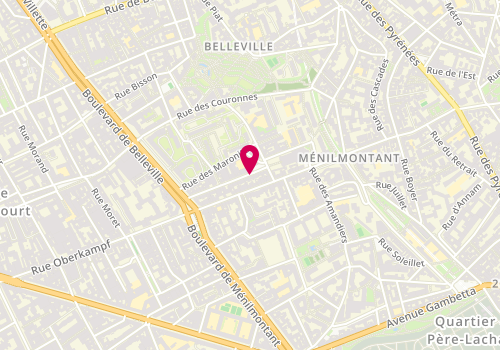 Plan de LAMBERT Hélène, 34 Rue Etienne Dolet, 75020 Paris