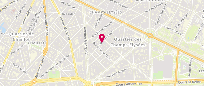 Plan de COHEN-LIBRADER Annie, 18 Rue Marbeuf, 75008 Paris