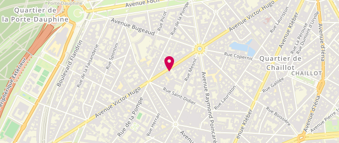 Plan de BLANCHEMAISON Philippe, 113 Avenue Victor Hugo, 75116 Paris
