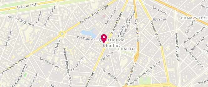 Plan de IGNAT Miruna, 54 Avenue Kleber, 75016 Paris