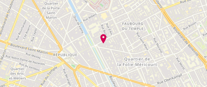 Plan de GELBARD Jean, 38 A Rue du Faubourg du Temple, 75011 Paris