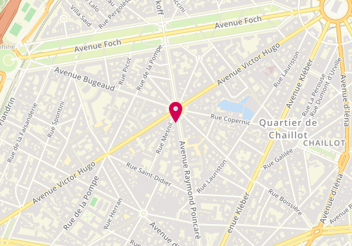 Plan de PRASQUIER Richard, 87 Avenue Raymond Poincaré, 75116 Paris