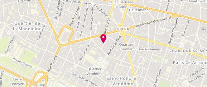 Plan de TONNELLIER Marc, 5 Rue Volney, 75002 Paris