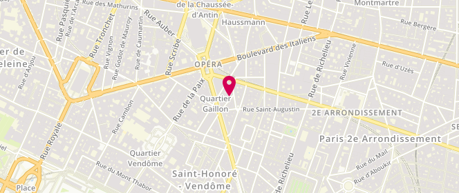 Plan de LORIDON Lucie, 21 Rue d'Antin, 75002 Paris