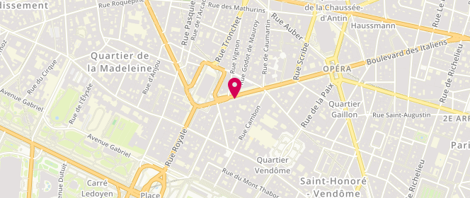 Plan de MAILLON Cyril, 13 Boulevard de la Madeleine, 75001 Paris