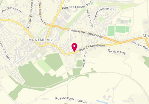 Plan de CHEVALIER-CHANSEL Géraldine, 13 Rue de Montlean, 51210 Montmirail