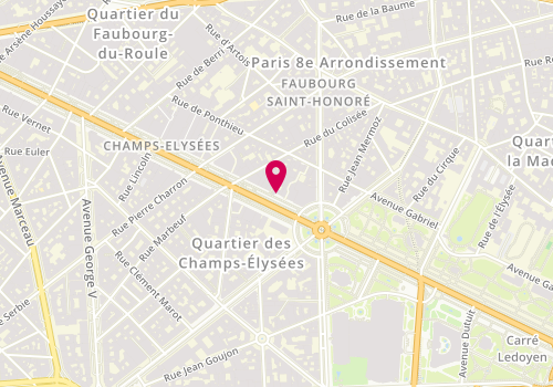 Plan de JUNG-HAMOUDE Solange, 30 Avenue des Champs Elysées, 75008 Paris