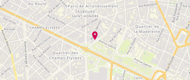 Plan de CHEVRON Frédéric, 7 Avenue Matignon, 75008 Paris