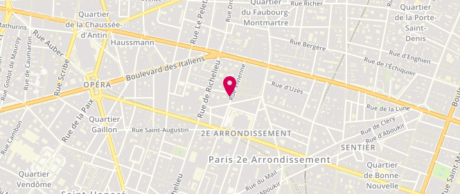 Plan de PASQUET Jean Pierre, 35 Rue Vivienne, 75002 Paris