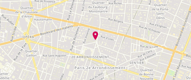 Plan de DENJEAN Dominique, 149 Rue Montmartre, 75002 Paris