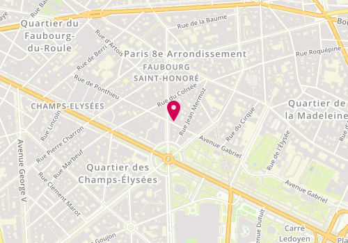 Plan de HADDAD Kevin, 12 Rue de Ponthieu, 75008 Paris