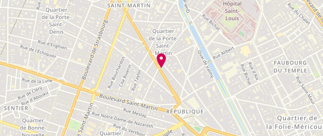 Plan de ABITBOL Joseph, 28 Boulevard de Magenta, 75010 Paris