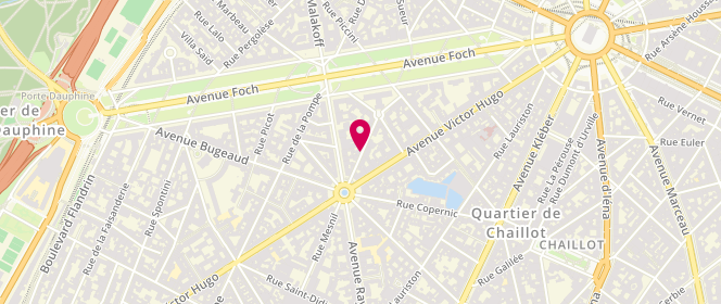 Plan de PESSIS Rachel, 16 Rue Léonard de Vinci, 75116 Paris