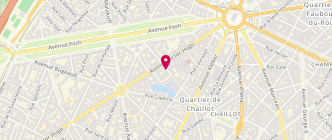 Plan de COHEN-BOULAKIA Michel, 25 Rue Paul Valéry, 75116 Paris