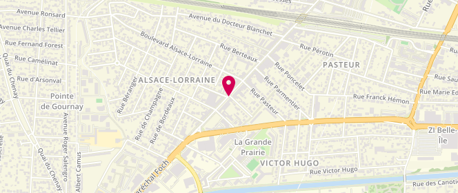 Plan de PARQUIN-BOURGES Isabelle, 39 Avenue du Maréchal Foch, 77500 Chelles