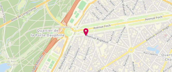 Plan de BENELLI Louis, 57 Avenue Bugeaud, 75116 Paris
