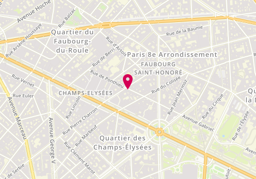 Plan de MENG Laurence, 37 Bis Rue de Ponthieu, 75008 Paris