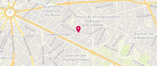 Plan de CAMPONE Christele, 37 Bis Rue de Ponthieu, 75008 Paris
