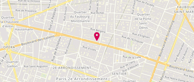 Plan de THORON Jean François, 20 Boulevard Poissonnière, 75009 Paris