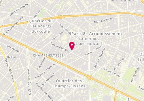 Plan de SCOTTO Bruno, 116 Rue la Boétie, 75008 Paris