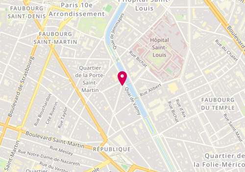 Plan de D'AUTUME Clémence, 36 Rue Beaurepaire, 75010 Paris