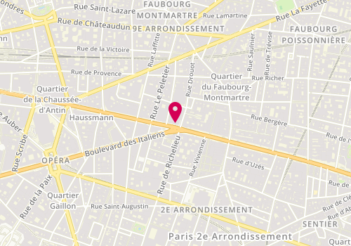 Plan de SMADJA Jacob-jacky, 2 Boulevard Haussmann, 75009 Paris