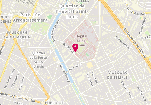 Plan de PARIER Josiane, 2 Place Dr Alfred Fournier, 75010 Paris