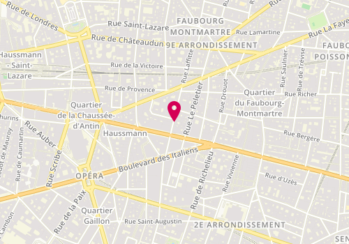 Plan de ZADEGAN Frédéric, 20 Rue Laffitte, 75009 Paris