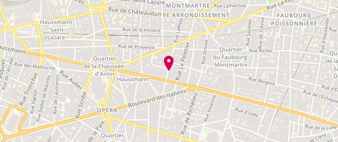Plan de MINIOT Jean Christophe, 20 Rue Laffitte, 75009 Paris