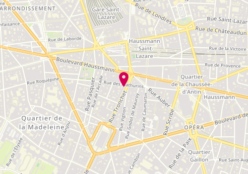 Plan de GARCIA Olivier, 31 Rue Tronchet, 75008 Paris