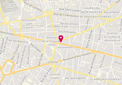 Plan de SADOUN Michel, 36 Boulevard Haussmann, 75009 Paris