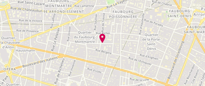 Plan de KERNER Rolande, 16 Rue Sainte Cécile, 75009 Paris