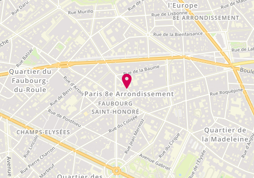 Plan de LAGLENNE Sophie, 7 Rue de Courcelles, 75008 Paris