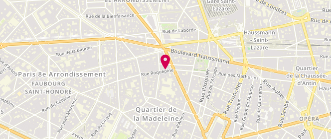 Plan de BENZIMRA Jean Charles, 4 Rue Roquépine, 75008 Paris