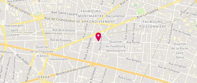 Plan de GALY Olivier, 16 Rue de Provence, 75009 Paris