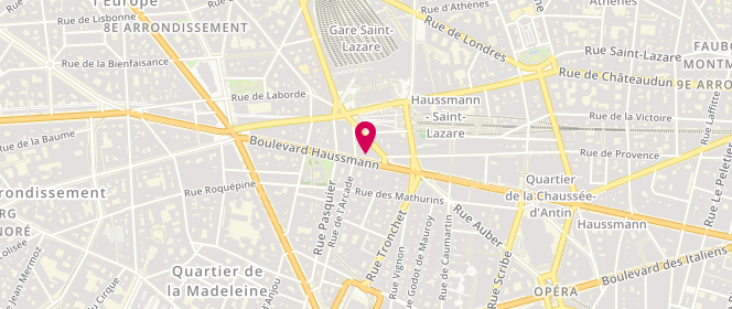 Plan de GUEGNAUD Jean, 82 Boulevard Haussmann, 75008 Paris