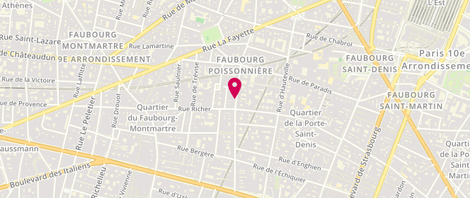 Plan de SANSON Sophie, 49 Rue du Faubourg Poissonniere, 75009 Paris
