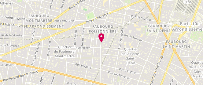 Plan de LANDMAN Roland, 50 Rue du Faubourg Poissonnière, 75010 Paris