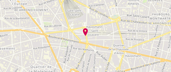 Plan de CALLOT Valérie, 5 Rue du Havre, 75008 Paris