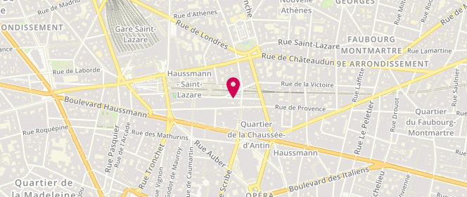 Plan de OUAKIL Franck, 21 Rue Joubert, 75009 Paris