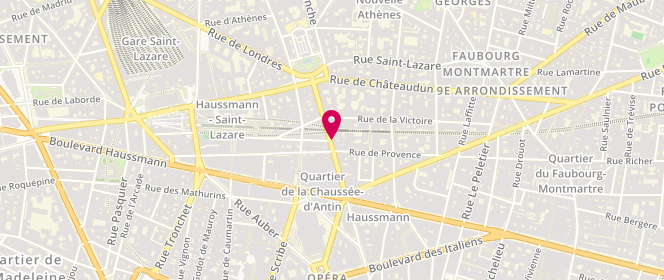 Plan de GABROVESCU Mihaela, 58 Rue de la Chaussee d'Antin, 75009 Paris