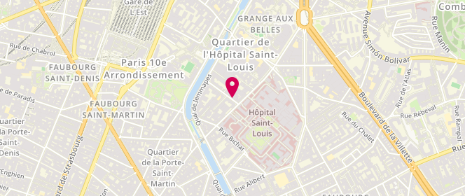 Plan de HAU Estelle, 4 Bis Rue de l'Hôpital Saint Louis, 75010 Paris